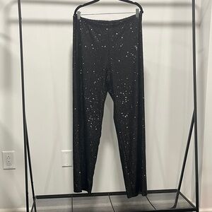 Express Black Sequin Trousers